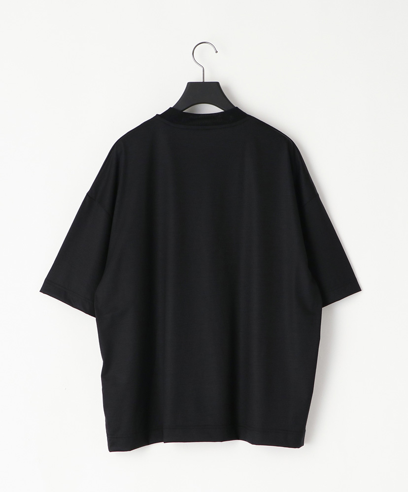 36G Wool SS Tee Black/ブラック L(MEN)