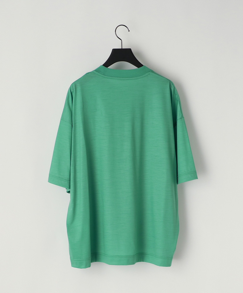 36G Wool SS Tee Turquoise/ターコイズ M(MEN)