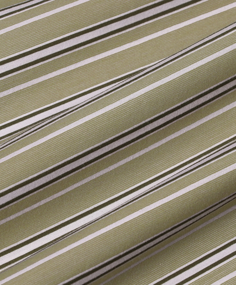 46G Stripe Atmosphere Shirt Purple Black/パープルブラック L(MEN)