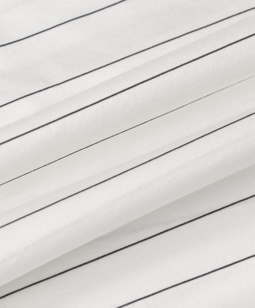 46G Stripe Atmosphere Shirt White/ホワイト L(MEN)