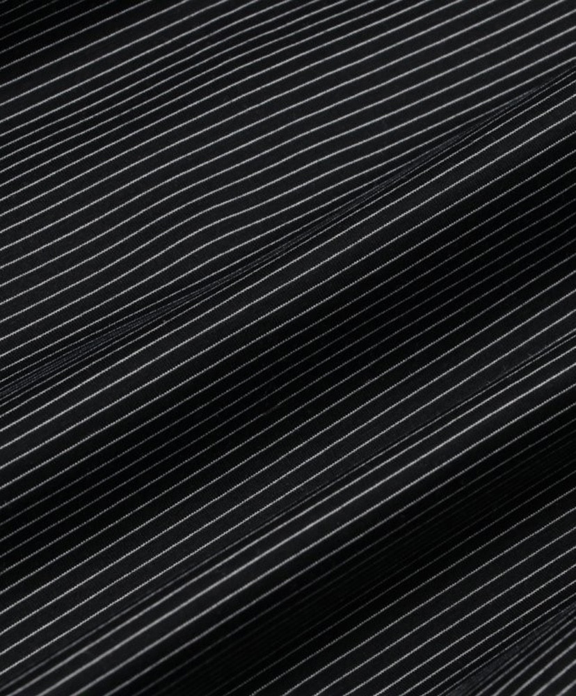 46G Stripe Ether Shirt Black/ブラック L(MEN)