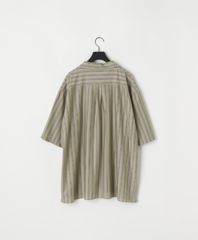 46G Stripe Ether Shirt Purple Black/パープルブラック L(MEN)