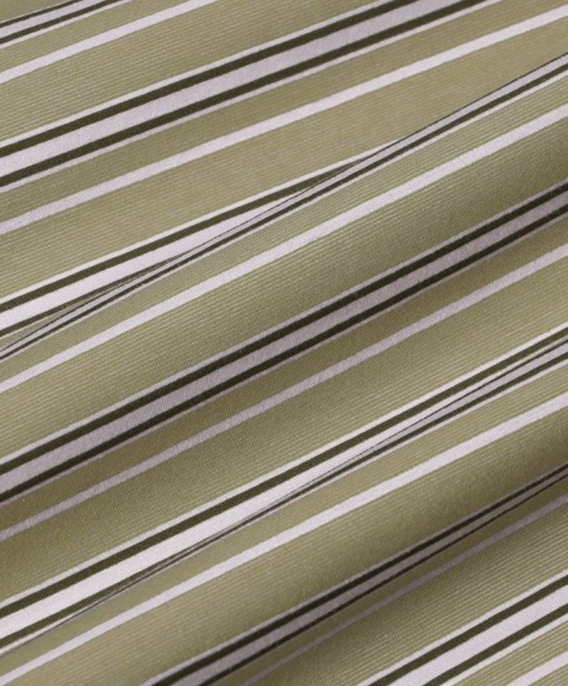 46G Stripe Ether Shirt Purple Black/パープルブラック L(MEN)