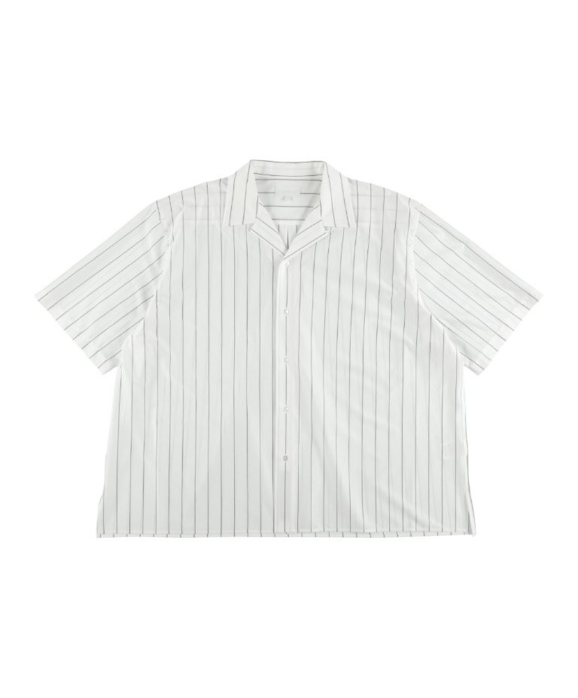 46G Stripe Ether Shirt White/ホワイト L(MEN)
