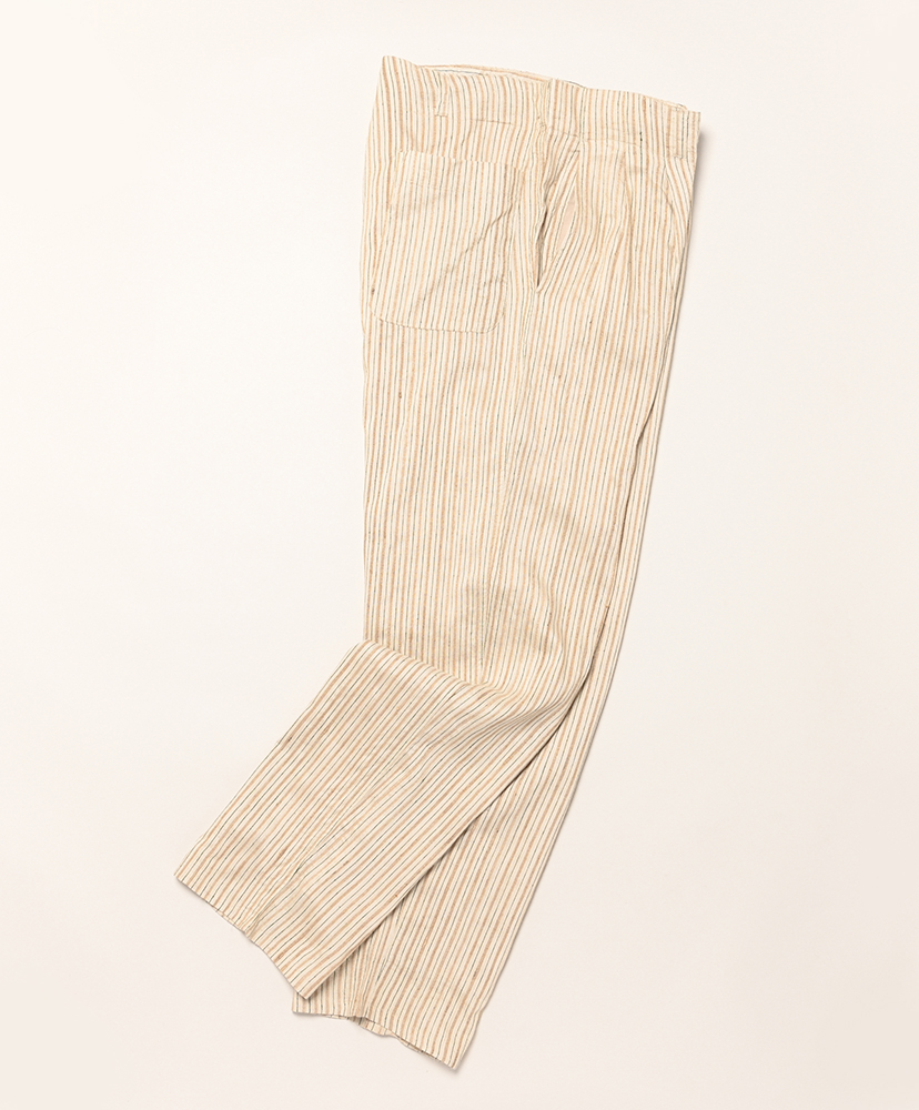 Essential Easy Pants with Cotton Lining Natural Stripe/ナチュラルストライプ 44(MEN)