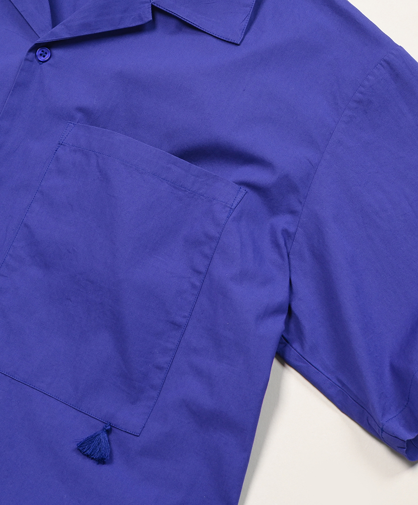 General Purpose Shirts Klein Blue/クレーンブルー 44(MEN)