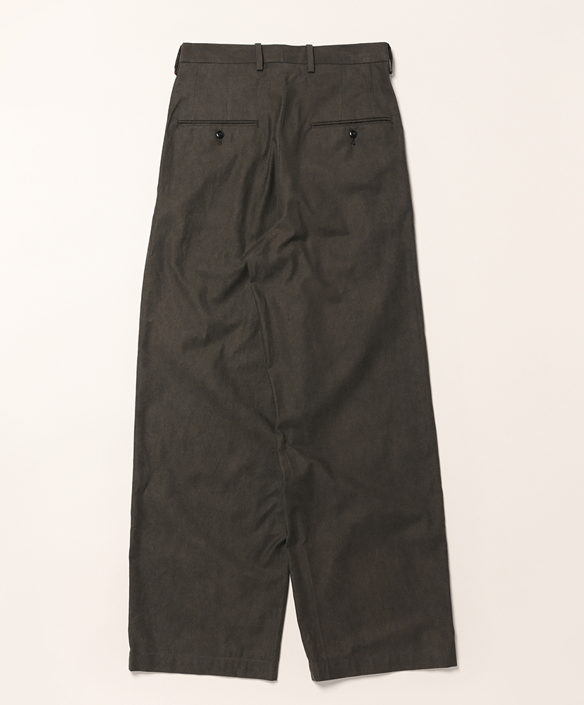 Tucked Baggy Pants Beige-Black/ベージュ-ブラック 36(MEN)