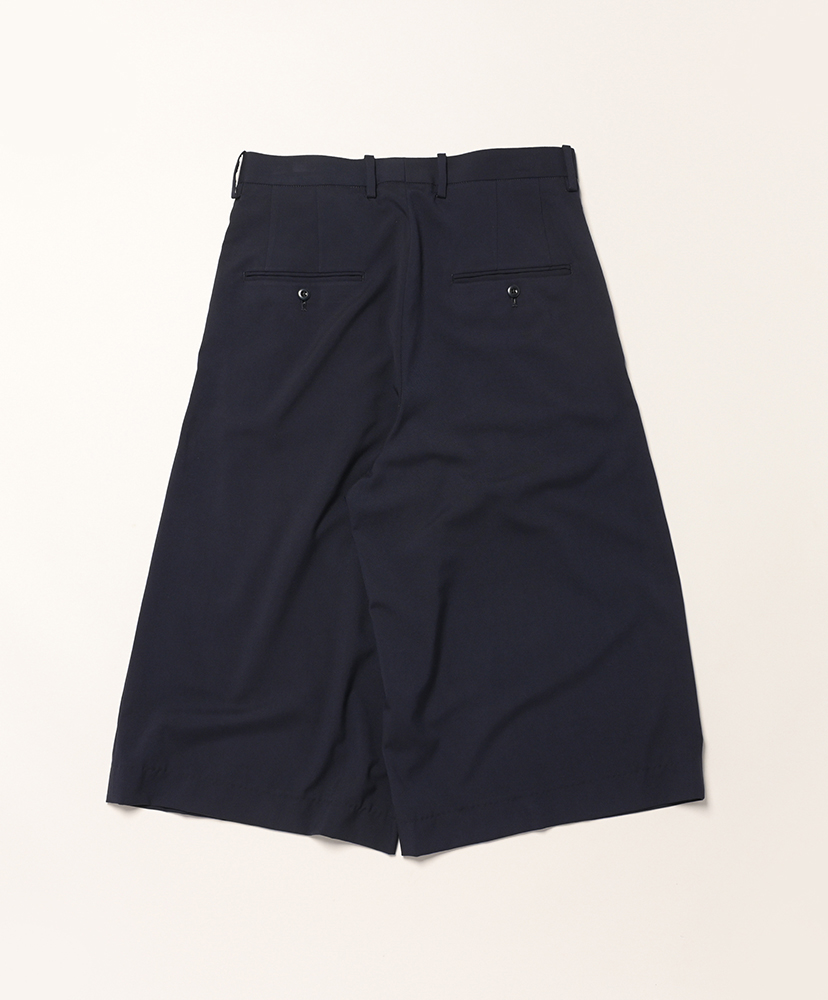 Cropped Tucked Baggy Pants Navy/ネイビー 36(MEN)