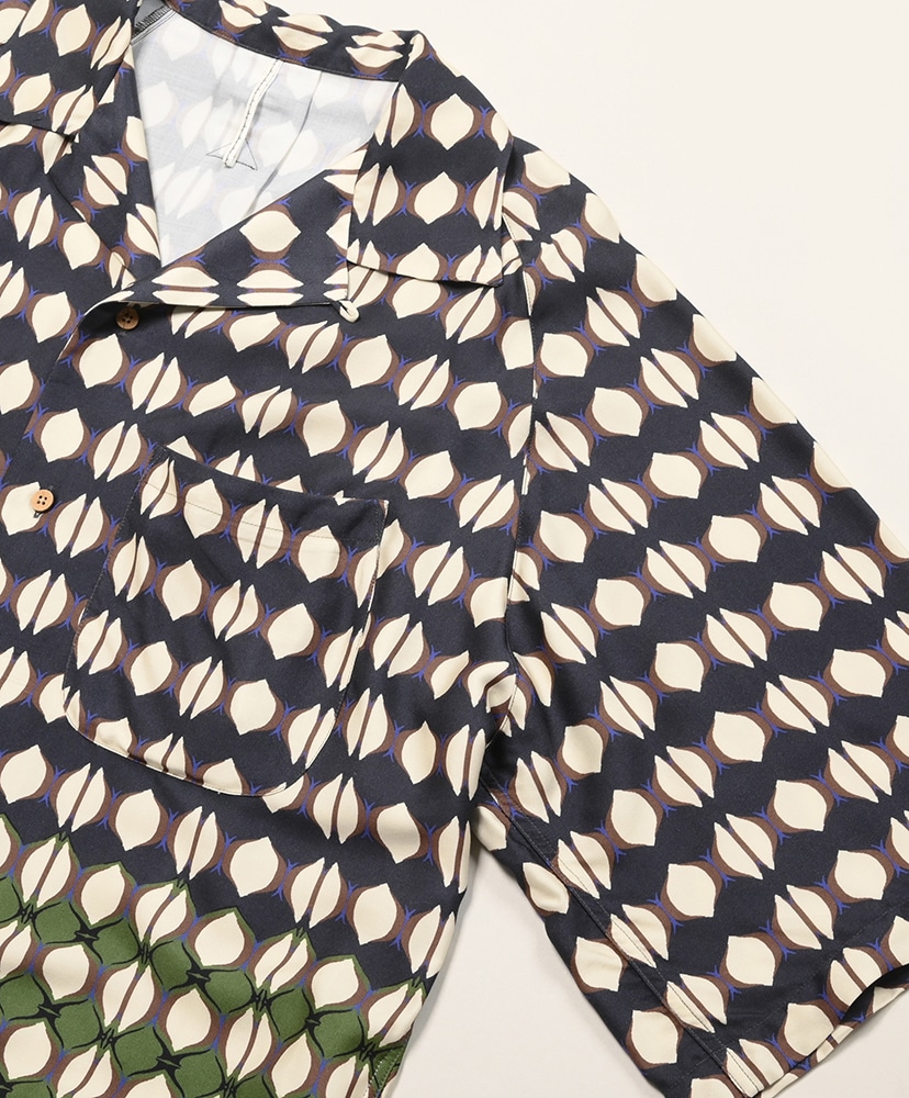Aloha Shirt Navy/ネイビー 38(MEN)