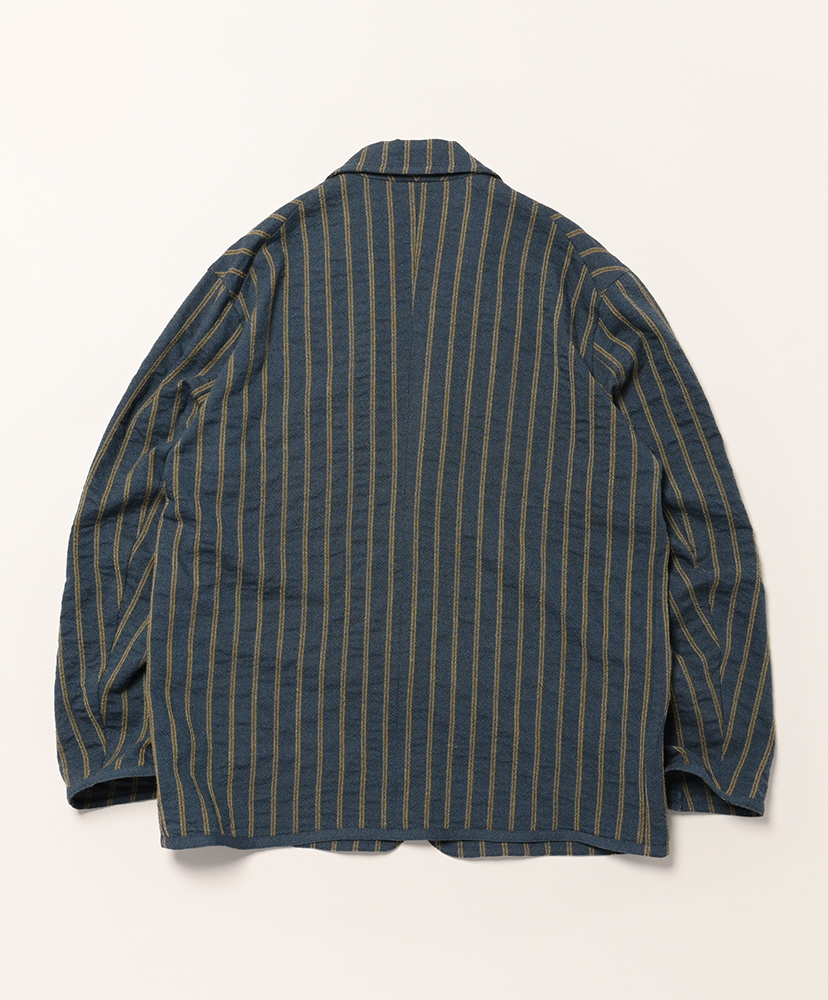 Trimmed Jacket Blue Stripe/ブルーストライプ 38(MEN)