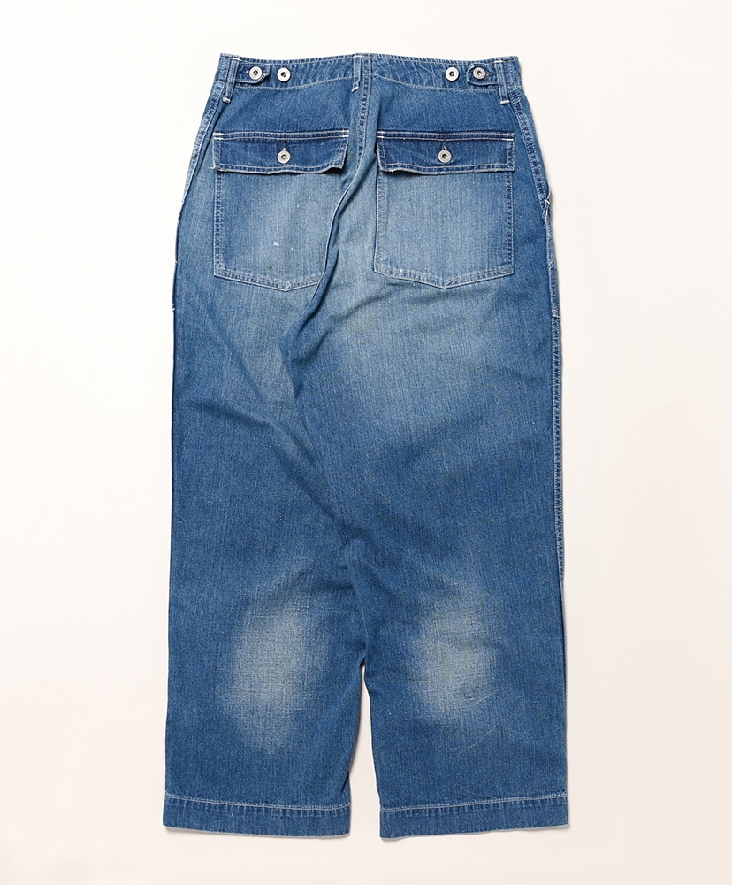 Denim Fatigue Pants (Used Wash) Indigo/インディゴ 1(MEN)