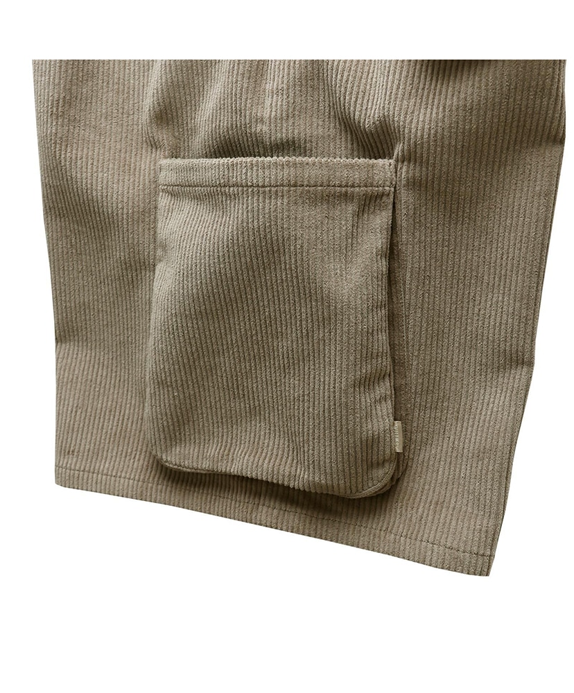 Corduroy Cargo Short Khaki/カーキ L(MEN)