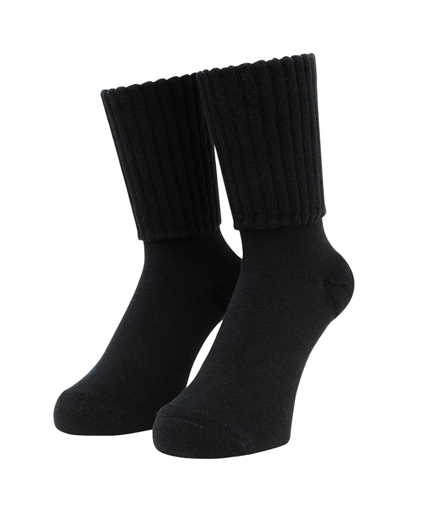 Loose Gauge Rib Socks Black/ブラック 25-28cm