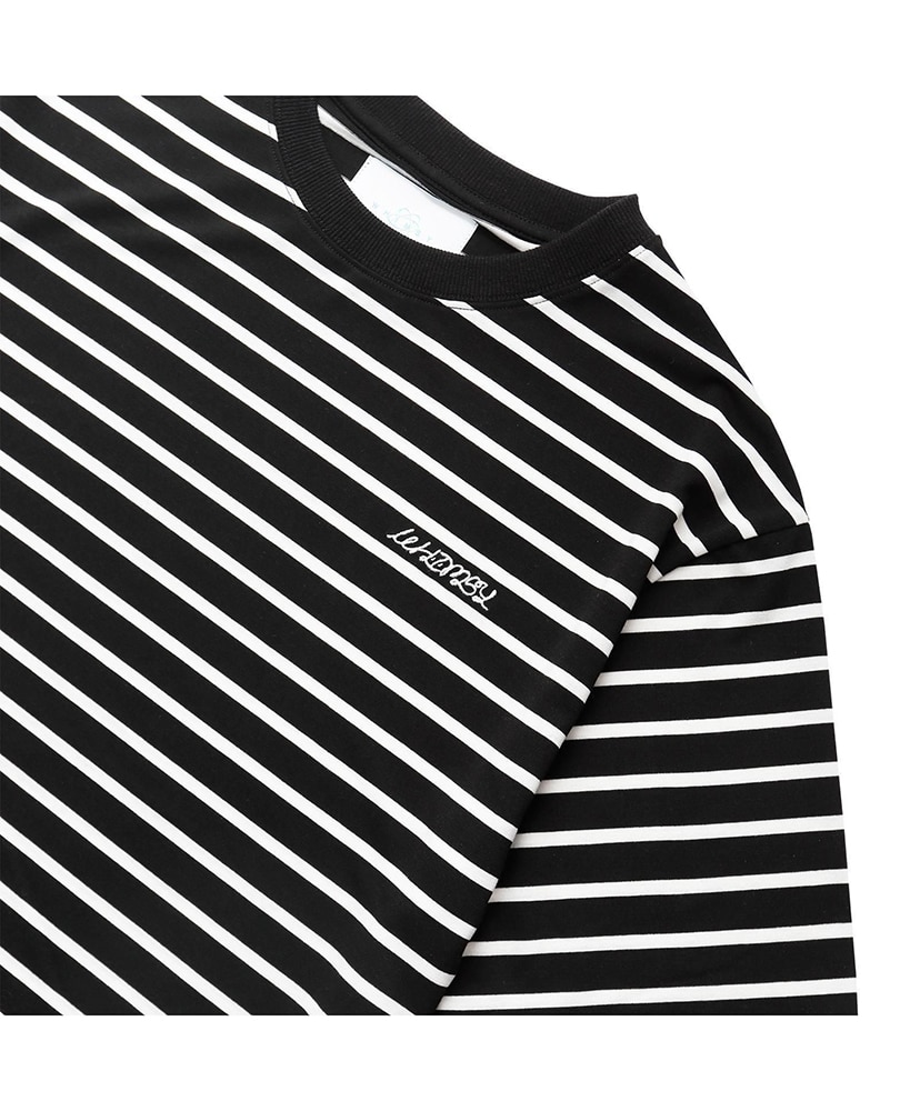 Rayon Border Tee Black/ブラック L(MEN)