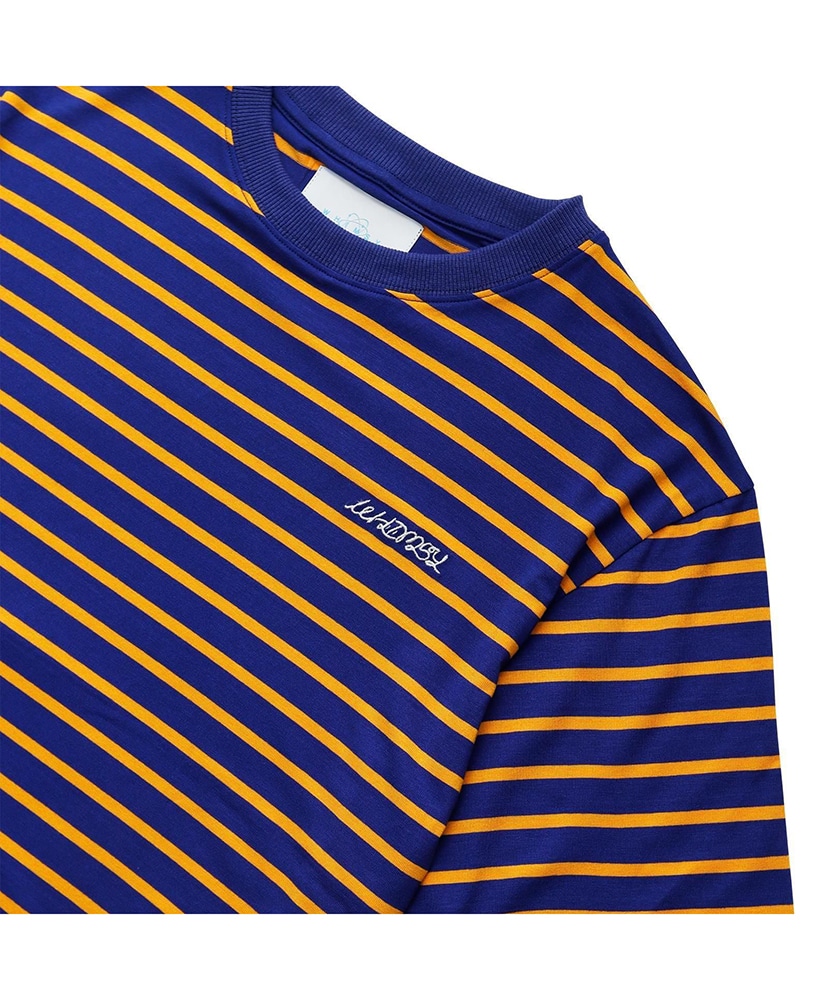 Rayon Border Tee Royal/ロイヤル L(MEN)