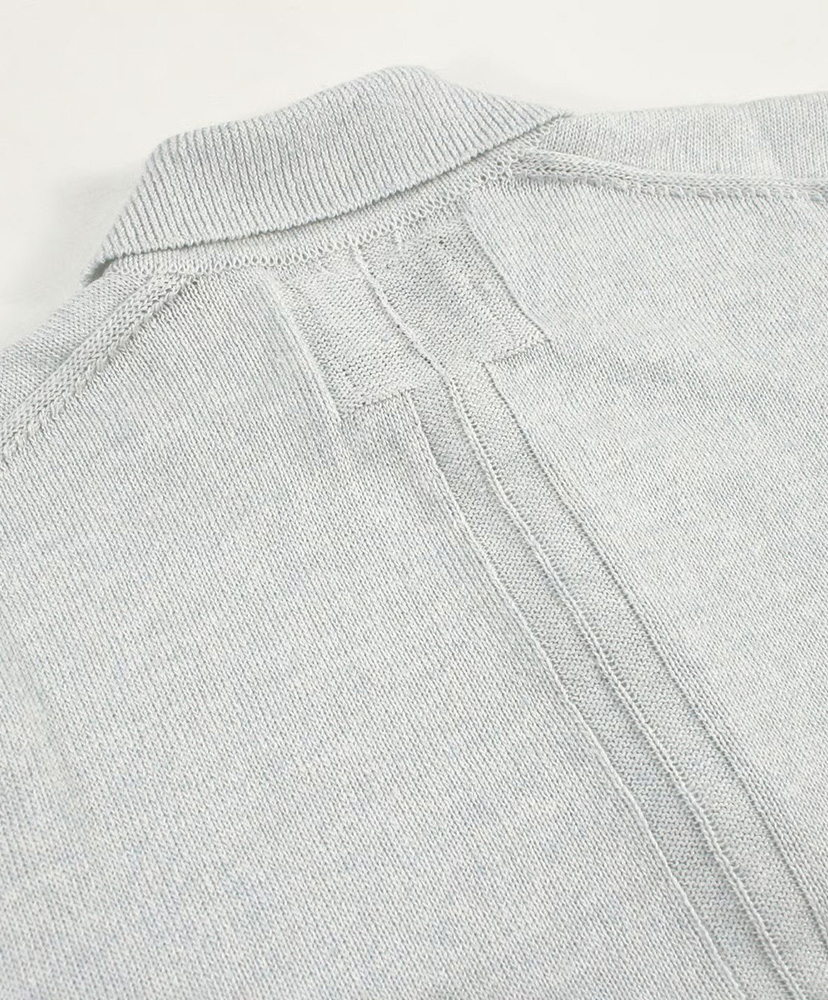リネンニットポロ アイス L(MEN)