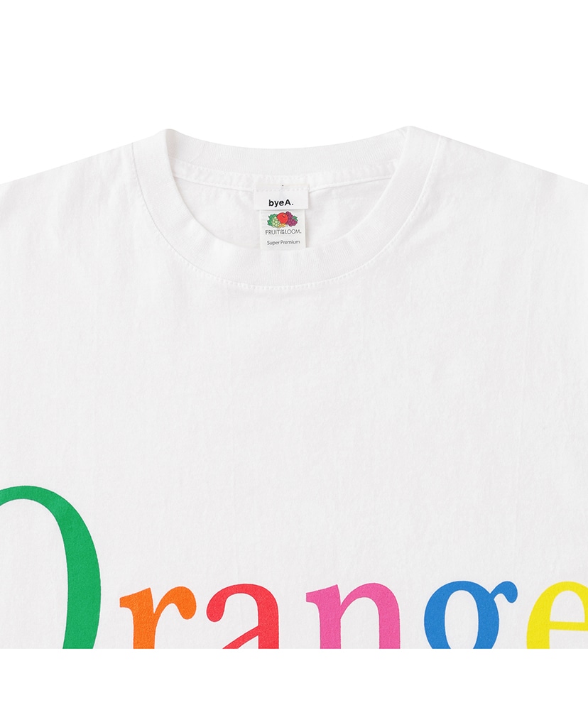 NOT APPLE Tee Orange - Fruit of the Loom Edition White/ホワイト L(MEN)