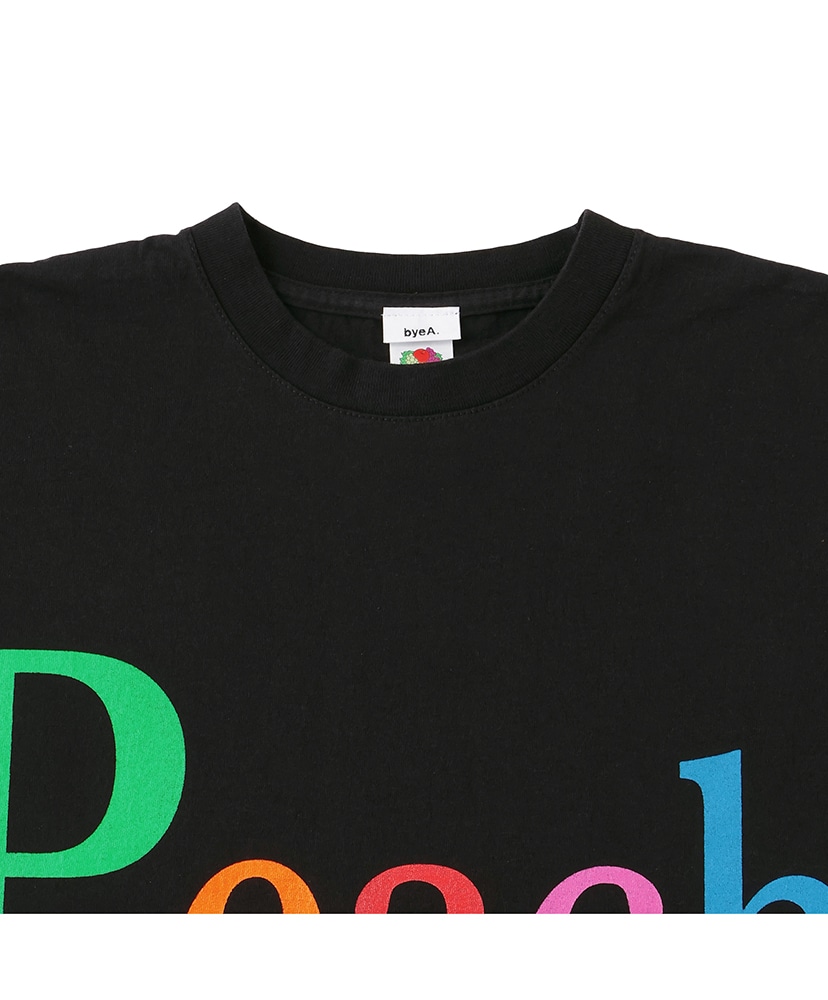 NOT APPLE Tee Peach - Fruit of the Loom Edition Black/ブラック L(MEN)
