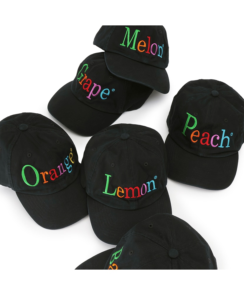 NOT APPLE Cap Lemon - Fruit of the Loom Edition Black/ブラック FREE