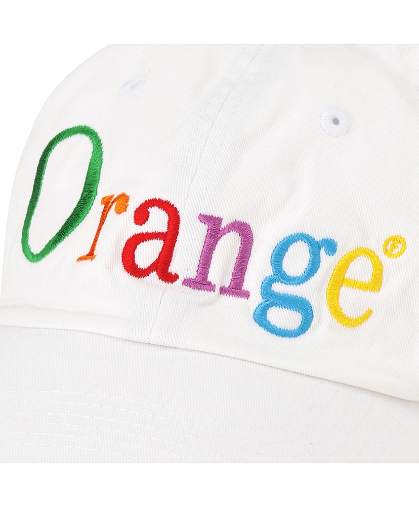 NOT APPLE Cap  Orange - Fruit of the Loom Edition White/ホワイト FREE