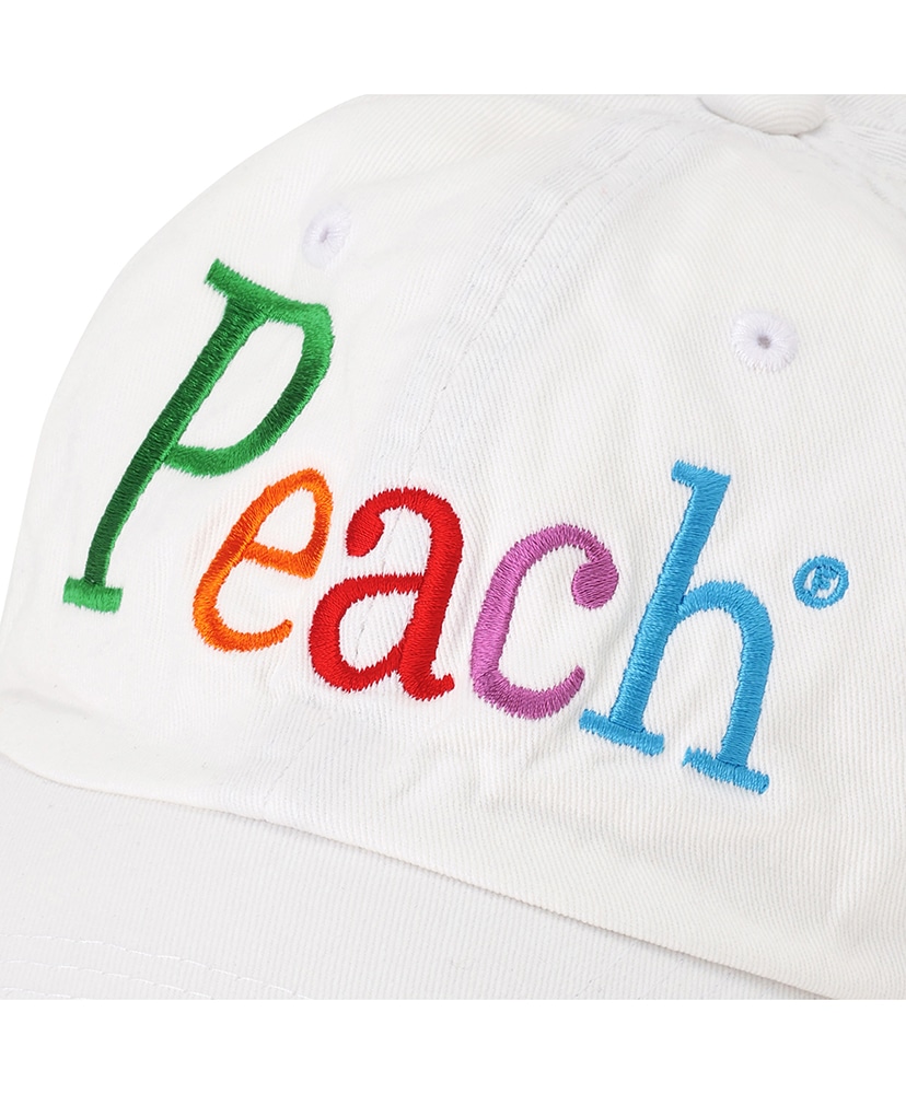 NOT APPLE Cap  Peach - Fruit of the Loom Edition White/ホワイト FREE