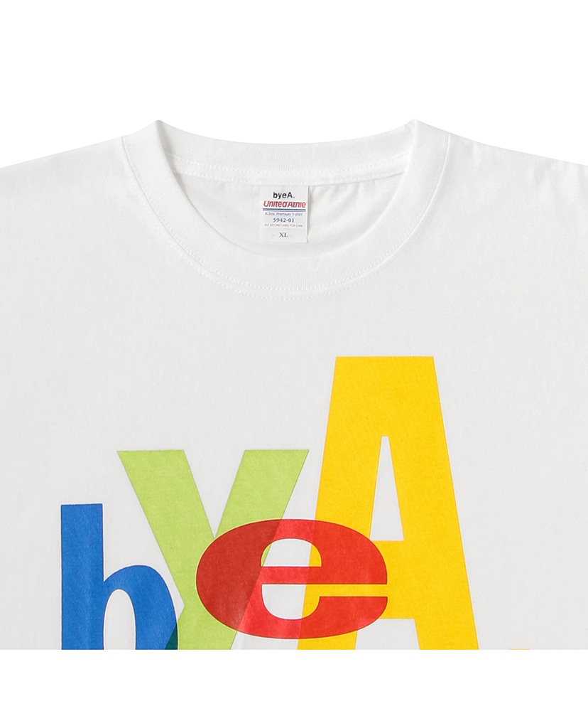 byeA. Tee White/ホワイト L(MEN)