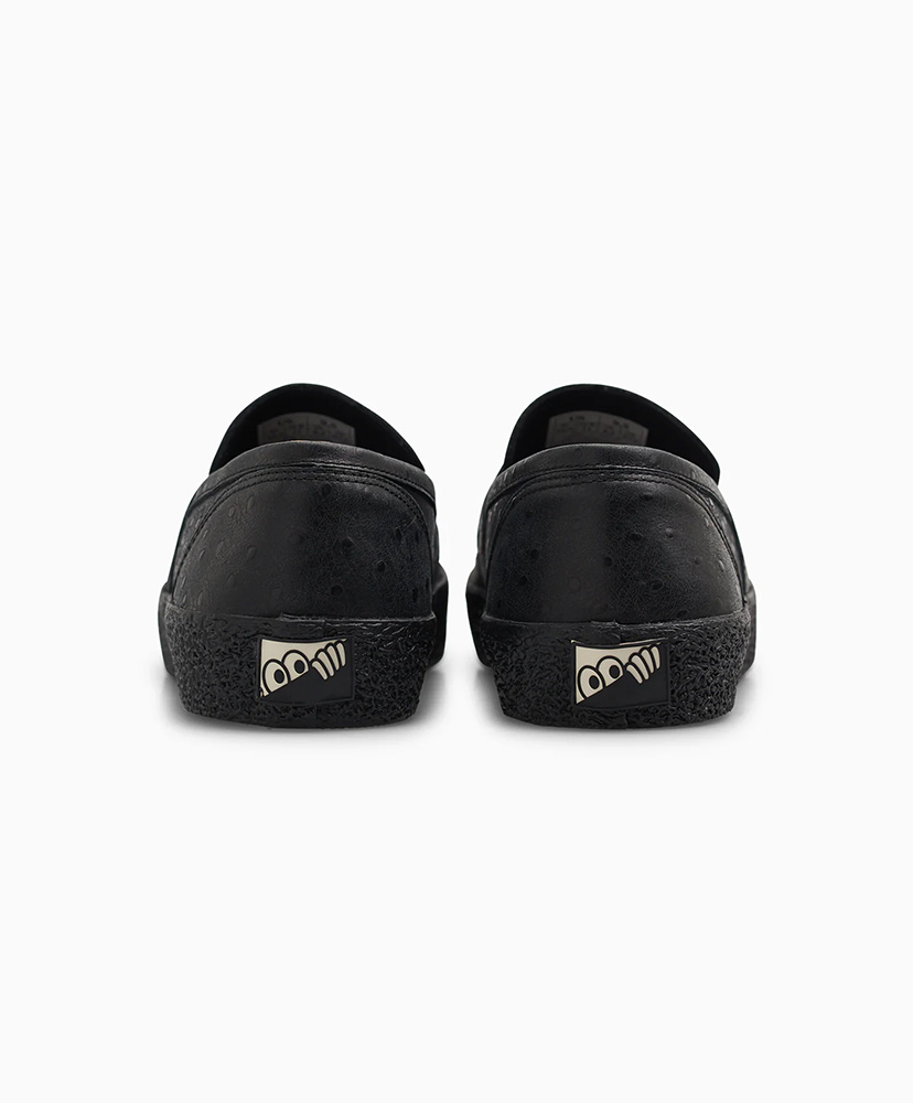 VM005-Loafer Ostrich Black×Black/オーストリッチブラック×ブラック 26.5cm