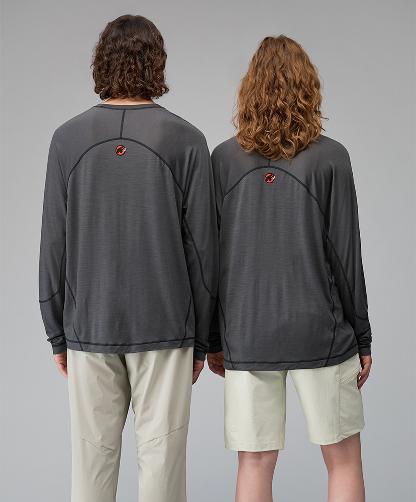 Hiking Patrol X Mammut Tree Wool FL Longsleeve T-Shirt Gabbro/ギャブロウ L(MEN)