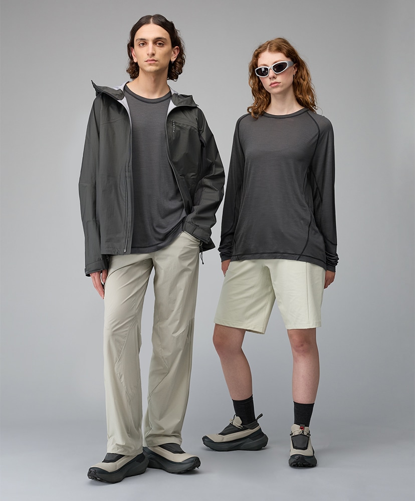 Hiking Patrol X Mammut Tree Wool FL Longsleeve T-Shirt Gabbro/ギャブロウ L(MEN)