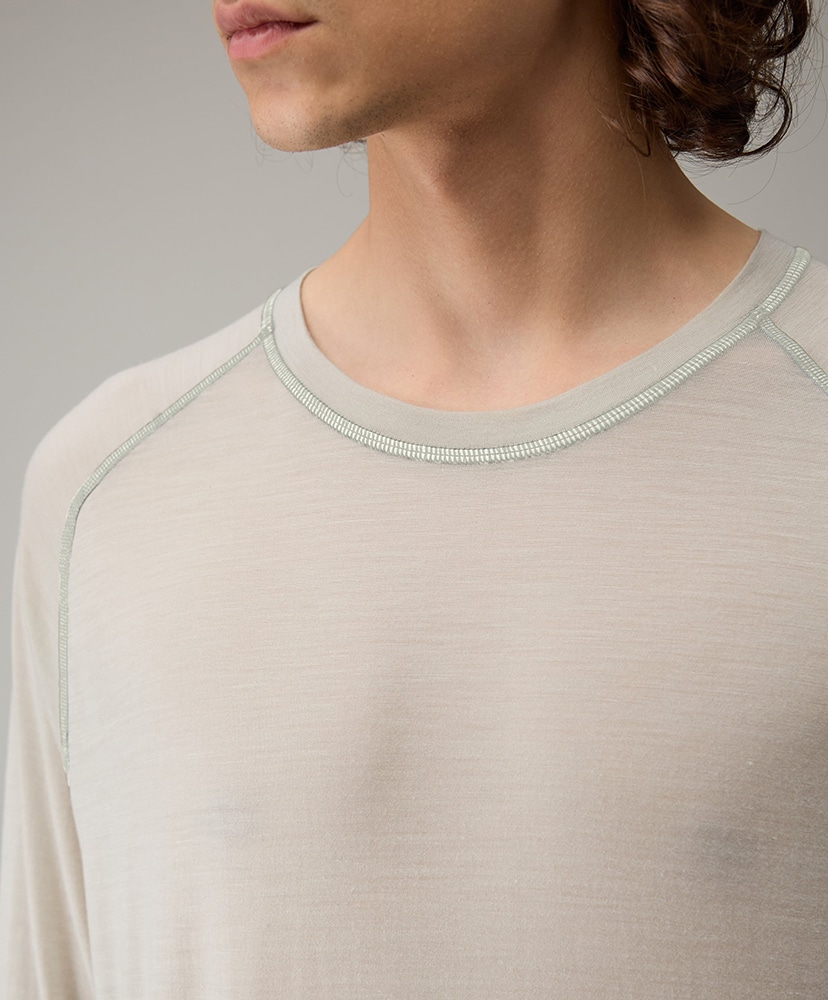 Hiking Patrol X Mammut Tree Wool FL Longsleeve T-Shirt Willow Whisper/ウィロー ウィスパー L(MEN)