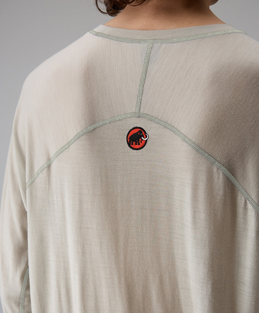 Hiking Patrol X Mammut Tree Wool FL Longsleeve T-Shirt Willow Whisper/ウィロー ウィスパー L(MEN)