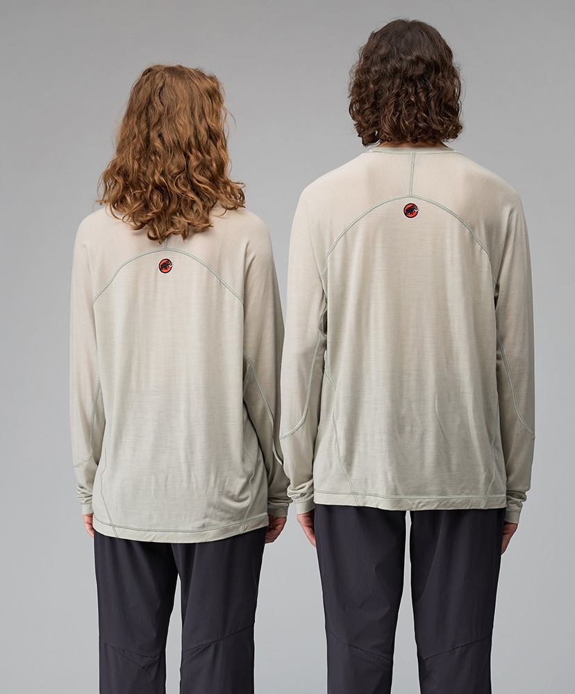 Hiking Patrol X Mammut Tree Wool FL Longsleeve T-Shirt Willow Whisper/ウィロー ウィスパー L(MEN)