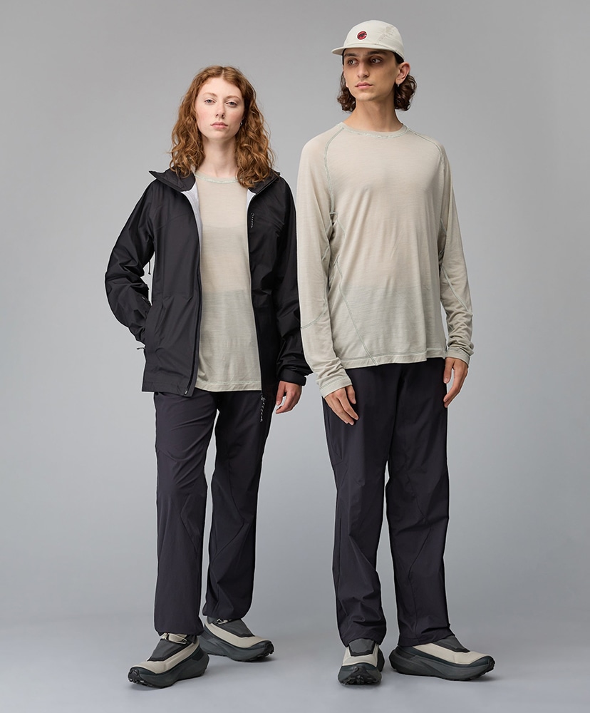 Hiking Patrol X Mammut Tree Wool FL Longsleeve T-Shirt Willow Whisper/ウィロー ウィスパー L(MEN)