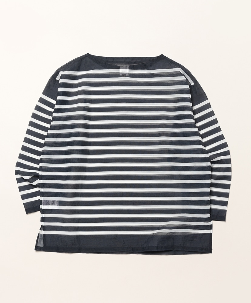 Mesh Basque Shirt Blue White/アオシロ 2(MEN)