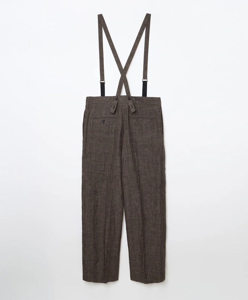 Suspender Trousers Ash Brown/アッシュブラウン L(MEN)