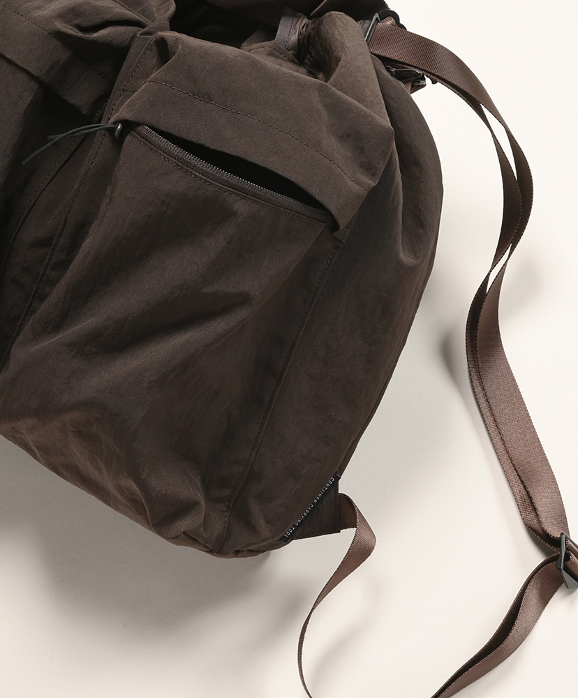 LOFTMAN別注 Grav 3way Bag M Dark Brown/ダークブラウン M