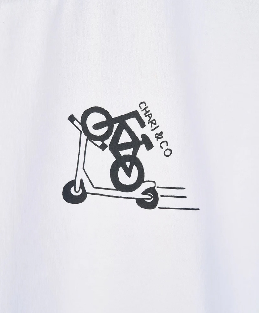 X KEN KAGAMI Scooter Bike Tee White/ホワイト M(MEN)