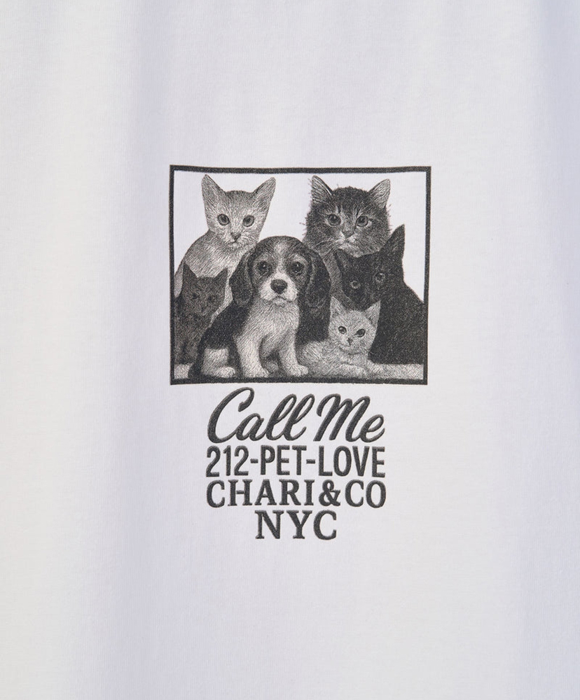 212-PET-LOVE TEE White/ホワイト L(MEN)