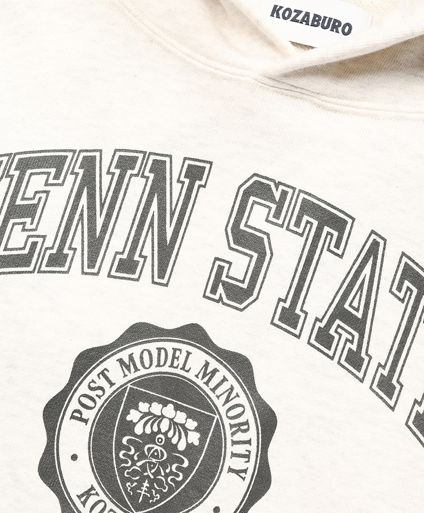 ZENN STATE Print Hoodie LT Gray/ライトグレー 1(MEN)