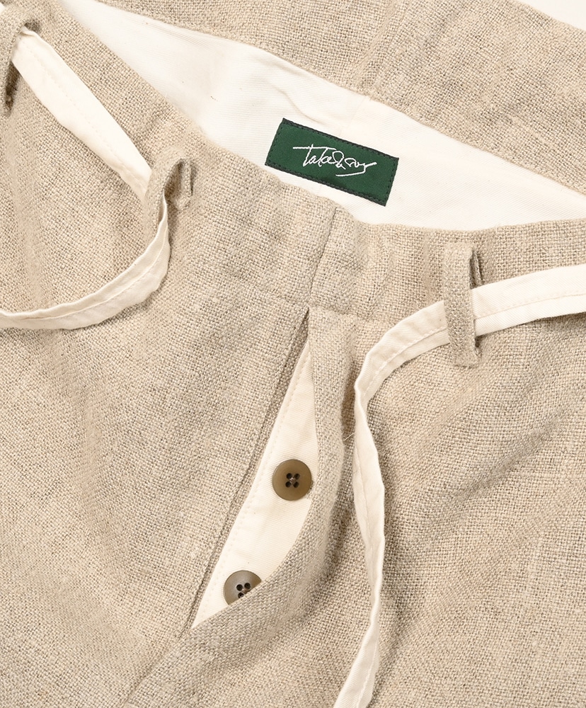 8 Linen Farmer’s Drawstrig Pants Natural/ナチュラル 2(MEN)