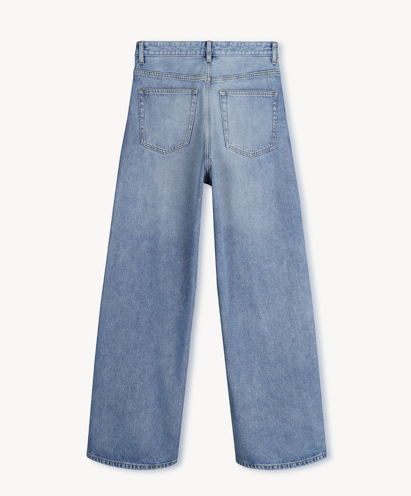 Steve Wide-Leg Denim Jeans Washed Blue/ウォッシュドブルー L(MEN)