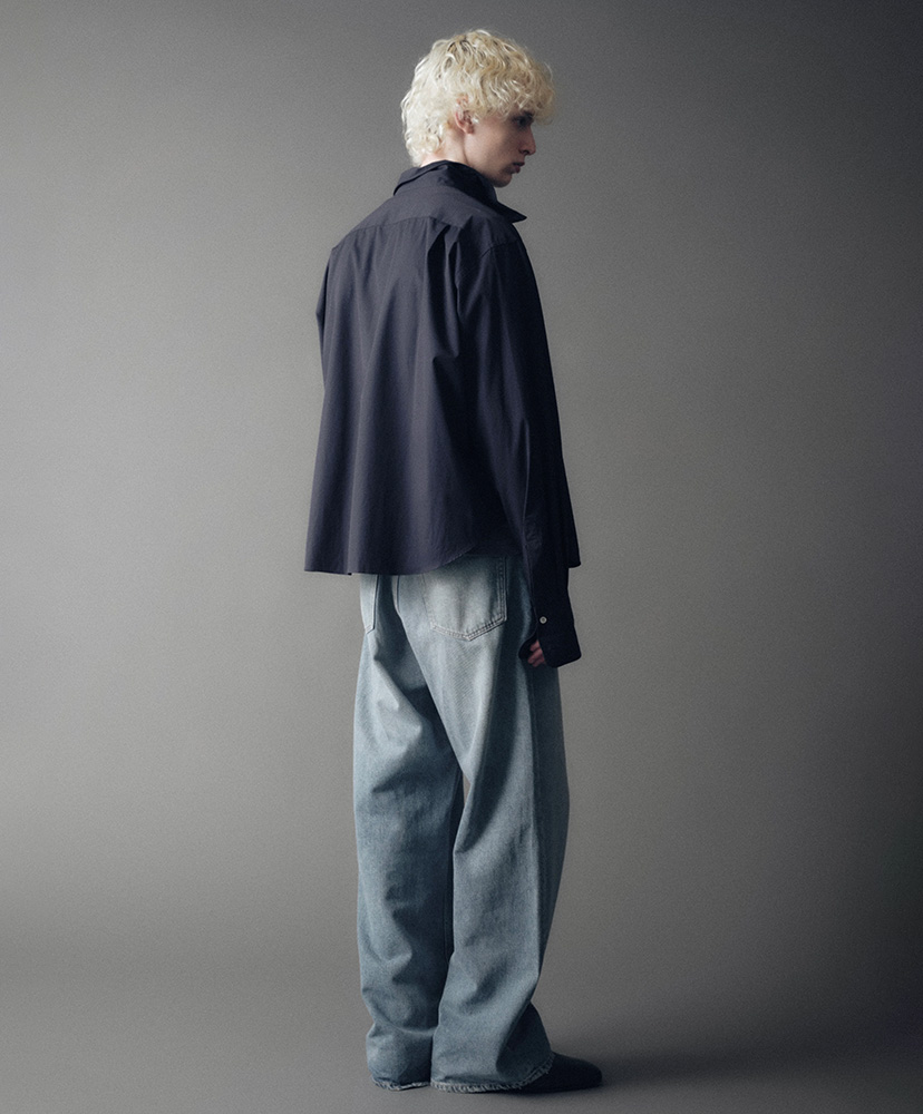 Steve Wide-Leg Denim Jeans Washed Blue/ウォッシュドブルー L(MEN)