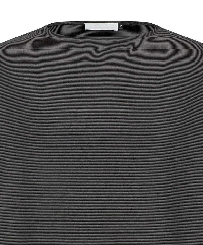 Stripe Boat Neck Long Sleeve Dark Brown/ダークブラウン L(MEN)