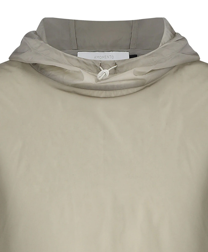 Sheer Hoodie Anorak Beige/ベージュ S(MEN)