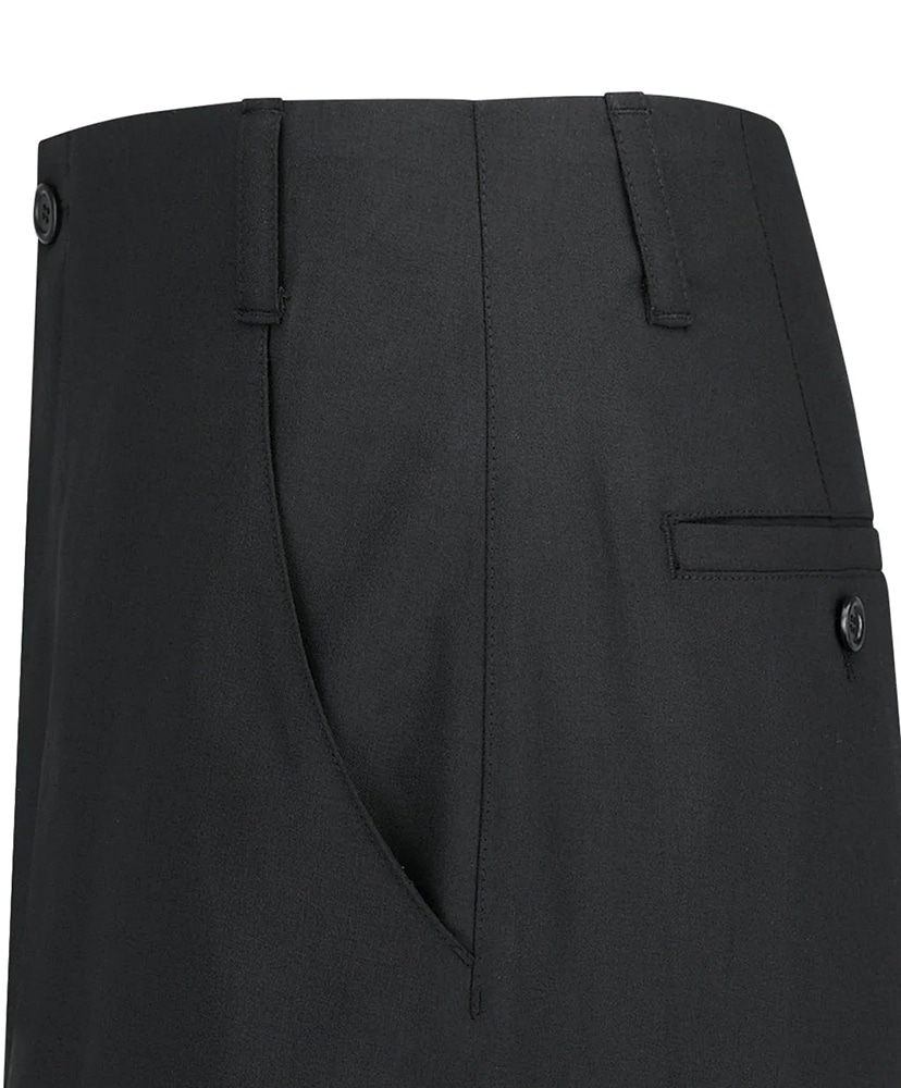 Wool Wide Pants Black/ブラック L(MEN)