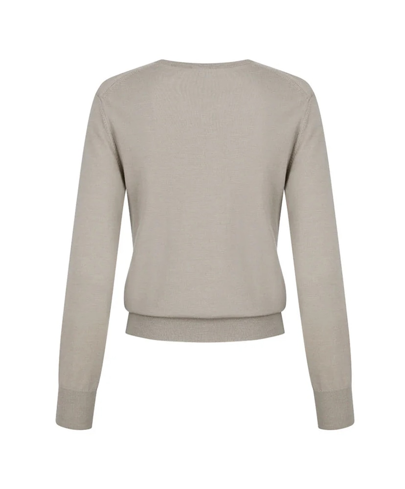 Wool V-Neck Knit Light Khaki/ライトカーキ 1(WOMEN)