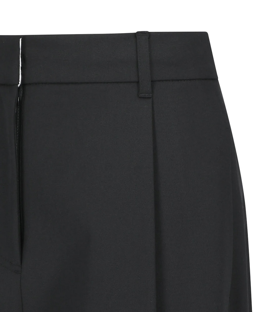 Wide Tuck Pants Black/ブラック 1(WOMEN)