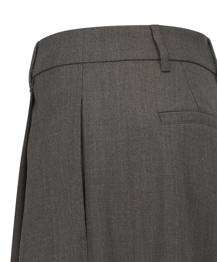 Wide Tuck Pants Brown/ブラウン 1(WOMEN)