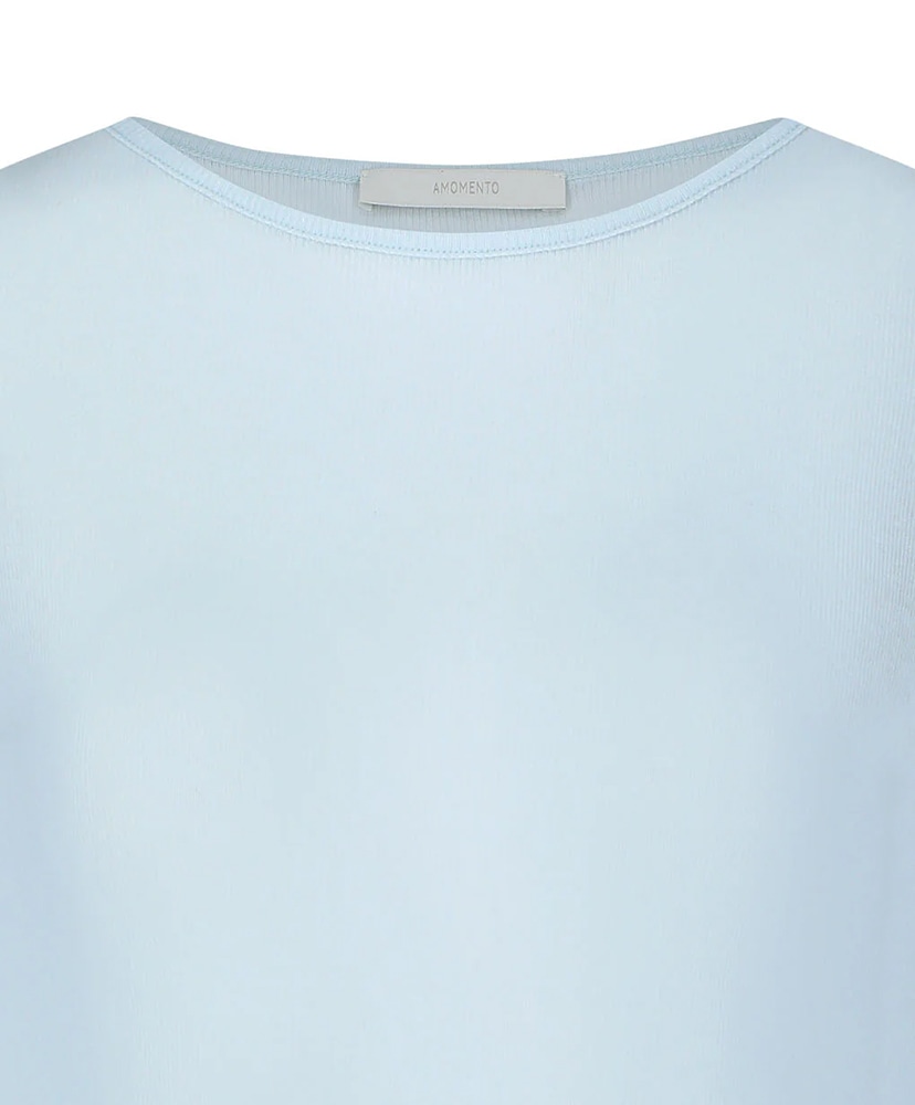 Round Short Sleeve T-Shirt Light Blue/ライトブルー 1(WOMEN)