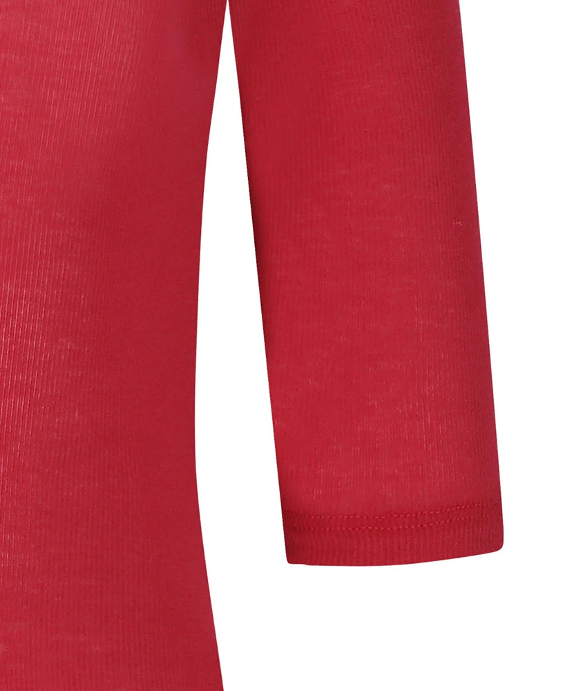 Round Short Sleeve T-Shirt Red/レッド 1(WOMEN)